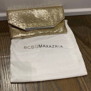BCBG Gold Clutch